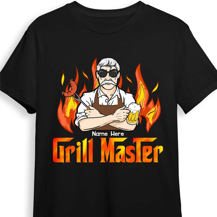 Personalized Dad BBQ Grill T Shirt AP282 31O53 1