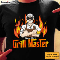 Personalized Dad BBQ Grill T Shirt AP282 31O53 thumb 1