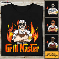 Personalized Dad BBQ Grill T Shirt AP282 31O53 thumb 1