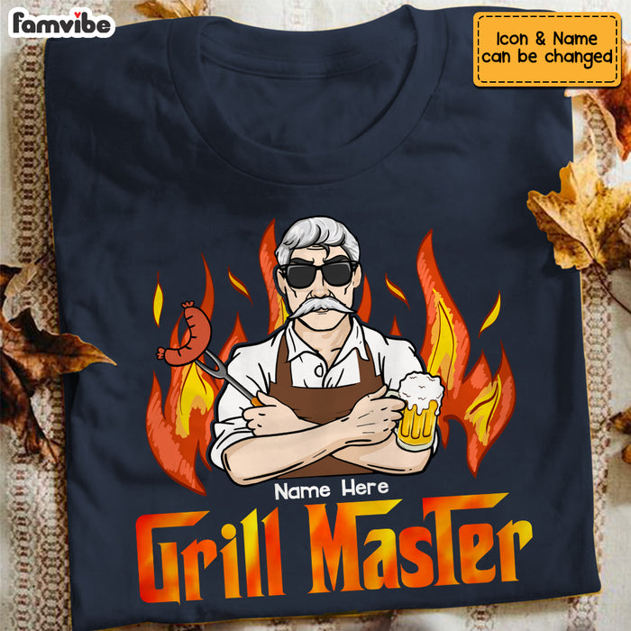 Personalized Dad BBQ Grill T Shirt AP282 31O53 1