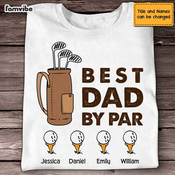 Personalized Dad Golf T Shirt MY54 30O47 1