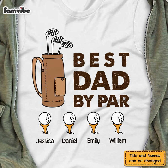 Personalized Dad Golf T Shirt MY54 30O47 1