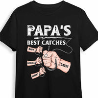 Personalized Dad Grandpa Fishing T Shirt AP271 28O34 thumb 1