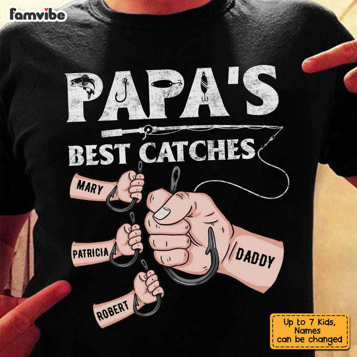 Personalized Dad Grandpa Fishing T Shirt AP271 28O34 1