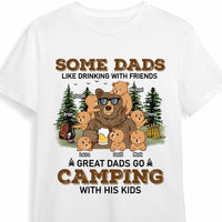 Personalized Dad Grandpa Bear  Camping T Shirt MY71 32O47 thumb 1