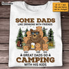 Personalized Dad Grandpa Bear  Camping T Shirt MY71 32O47 1