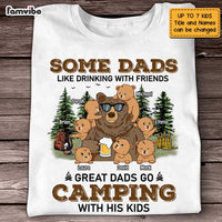 Personalized Dad Grandpa Bear  Camping T Shirt MY71 32O47 thumb 1