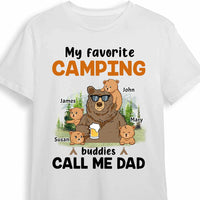 Personalized Dad Bear Camping T Shirt MY43 30O34 thumb 1