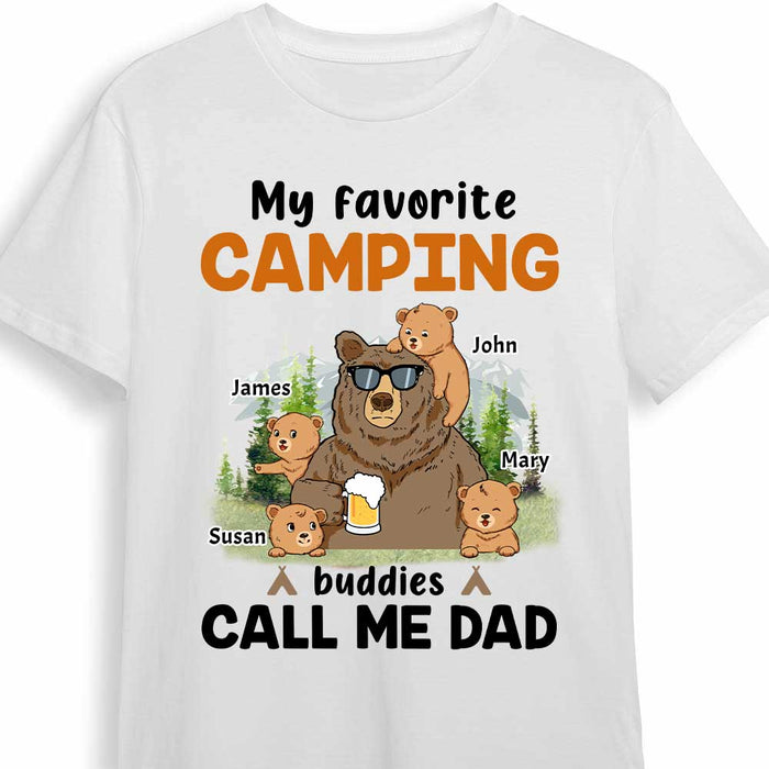 Personalized Dad Bear Camping T Shirt MY43 30O34 1