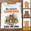 Personalized Dad Bear Camping T Shirt MY43 30O34 1