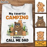 Personalized Dad Bear Camping T Shirt MY43 30O34 thumb 1