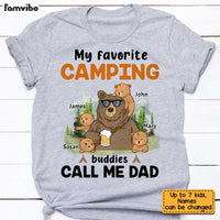 Personalized Dad Bear Camping T Shirt MY43 30O34 thumb 1