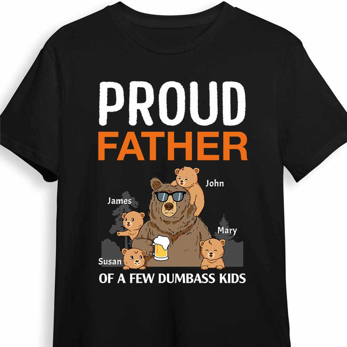 Personalized Dad Papa Bear T Shirt AP291 85O34 1