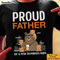 Personalized Dad Papa Bear T Shirt AP291 85O34 thumb 1