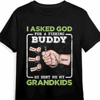 Personalized Dad Grandpa Fishing T Shirt MY103 30O47 thumb 1