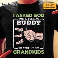 Personalized Dad Grandpa Fishing T Shirt MY103 30O47 thumb 1