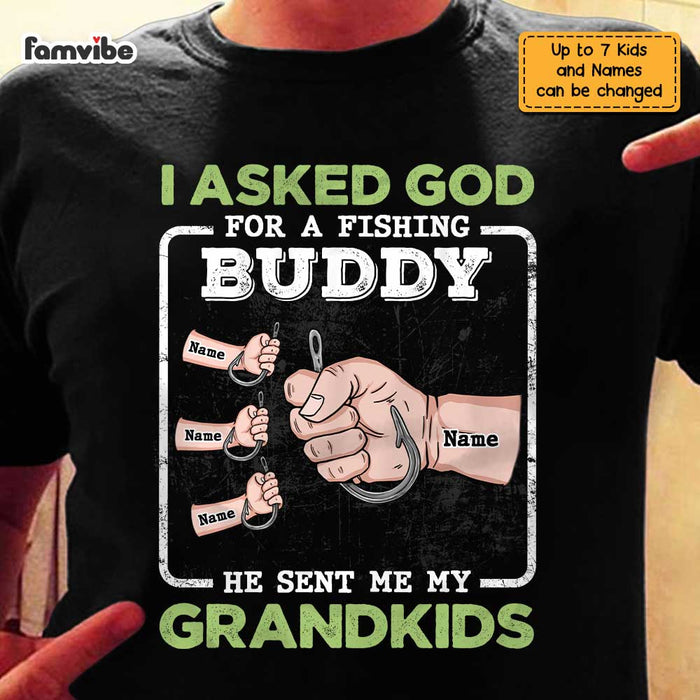 Personalized Dad Grandpa Fishing T Shirt MY103 30O47 1