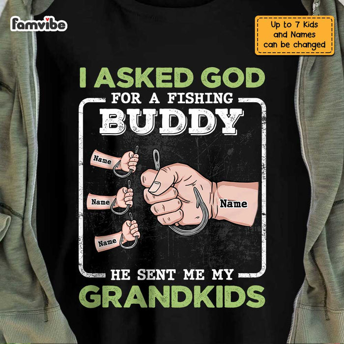 Personalized Dad Grandpa Fishing T Shirt MY103 30O47 1