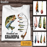 Personalized Dad Grandpa Fishing T Shirt AP281 30O28 thumb 1