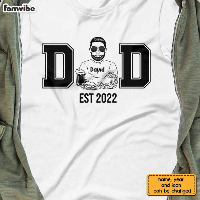 Personalized Dad Grandpa T Shirt MY41 31O28 1
