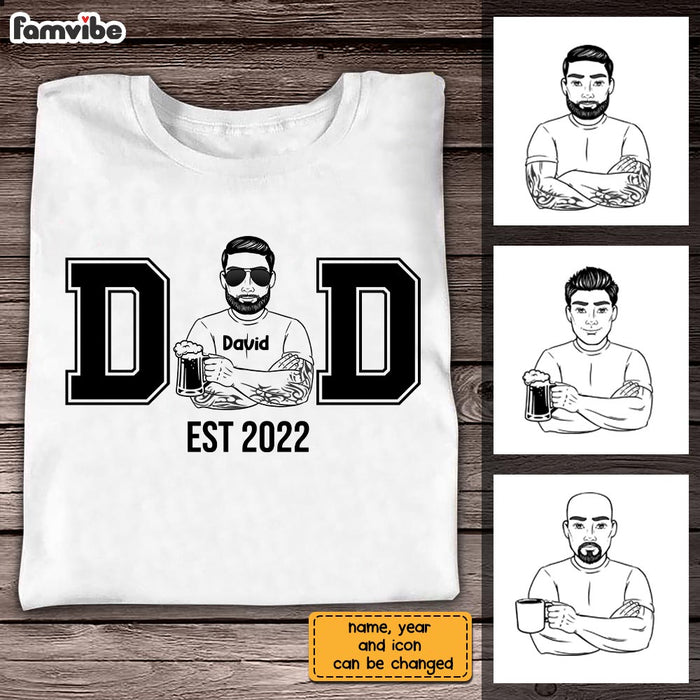 Personalized Dad Grandpa T Shirt MY41 31O28 1