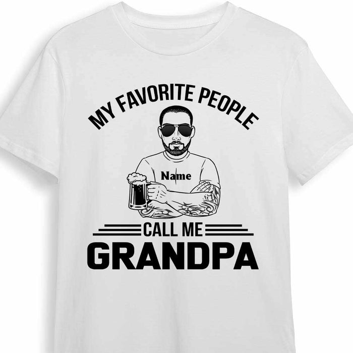 Personalized Dad Grandpa T Shirt MY93 32O34 1