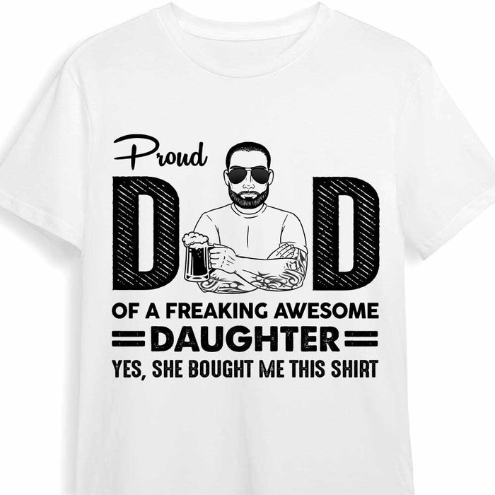 Personalized Proud Dad T Shirt MY41 85O47 1
