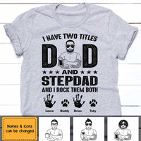 Personalized Stepdad T Shirt MY52 85O47 thumb 1