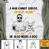 Personalized Dog Dad T Shirt MY71 85O34 1