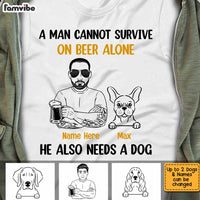 Personalized Dog Dad T Shirt MY71 85O34 thumb 1
