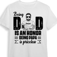 Personalized Dad Papa T Shirt MY51 32O28 thumb 1