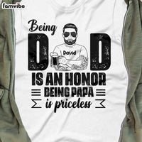 Personalized Dad Papa T Shirt MY51 32O28 thumb 1