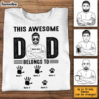 Personalized Dad Grandpa Belongs To T Shirt MY44 30O34 thumb 1