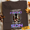 Personalized BWA Dad And Son Friend T Shirt AG112 65O34 1