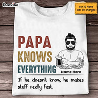 Personalized Dad Grandpa T Shirt MY122 28O47 thumb 1