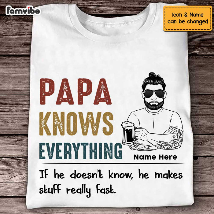 Personalized Dad Grandpa T Shirt MY122 28O47 1