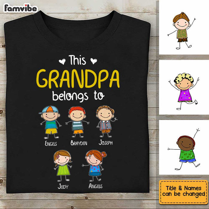 Personalized Grandpa T Shirt AP299 30O34 1