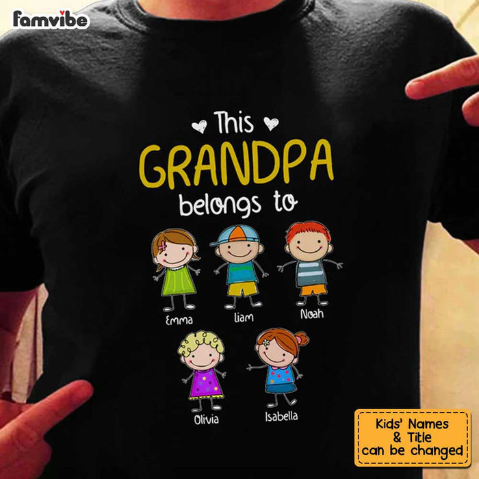 Personalized Grandpa T Shirt AP299 30O34 1