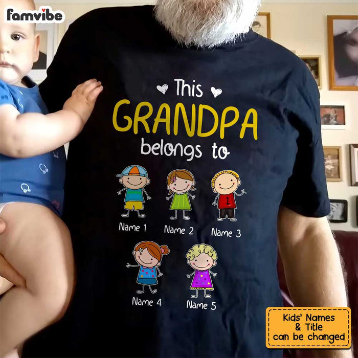 Personalized Grandpa T Shirt AP299 30O34 1