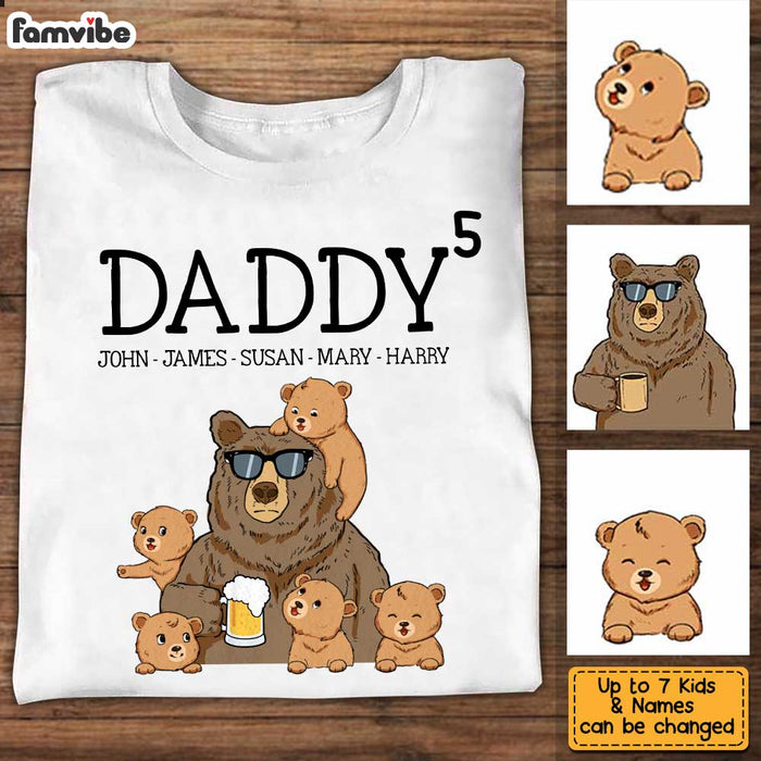 Personalized Dad Grandpa Bear T Shirt MY61 23O34 1