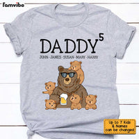 Personalized Dad Grandpa Bear T Shirt MY61 23O34 thumb 1
