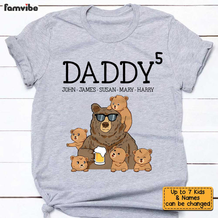 Personalized Dad Grandpa Bear T Shirt MY61 23O34 1