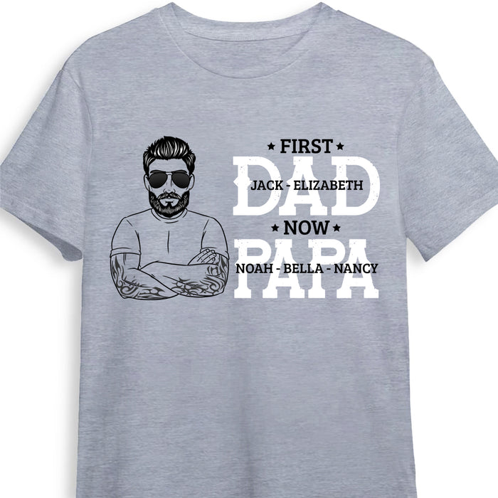 Personalized Dad Grandpa T Shirt MY41 23O53 1