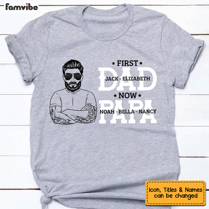Personalized Dad Grandpa T Shirt MY41 23O53 1