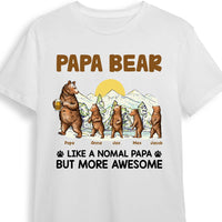 Personalized Dad Grandpa Bear T Shirt MY63 30O28 thumb 1