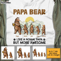 Personalized Dad Grandpa Bear T Shirt MY63 30O28 thumb 1