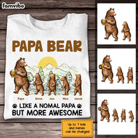 Personalized Dad Grandpa Bear T Shirt MY63 30O28 thumb 1