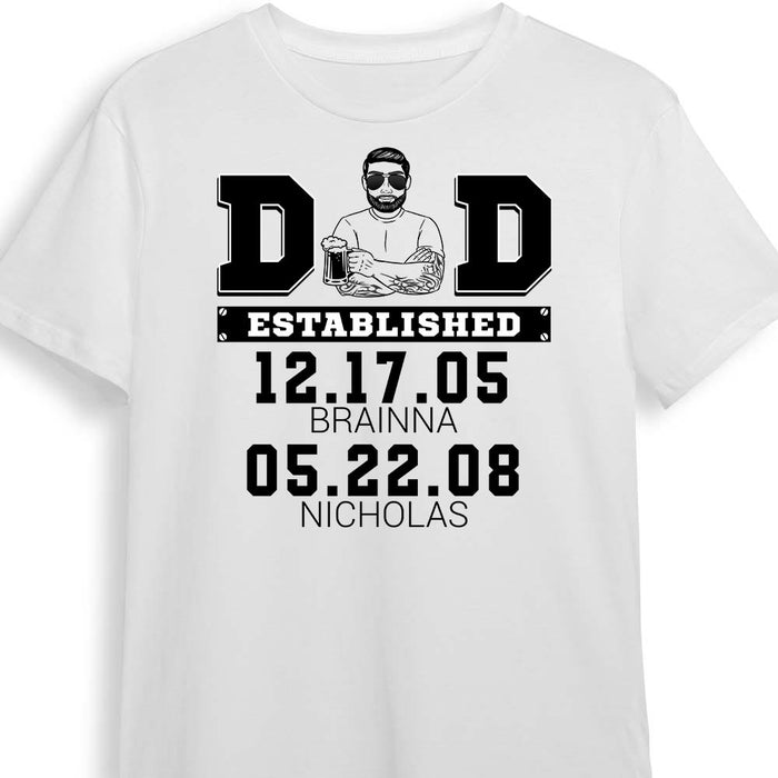 Personalized Dad T Shirt MY72 32O28 1