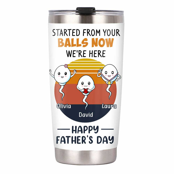 Personalized Dad Grandpa Funny Tumbler MY62 30O34 1