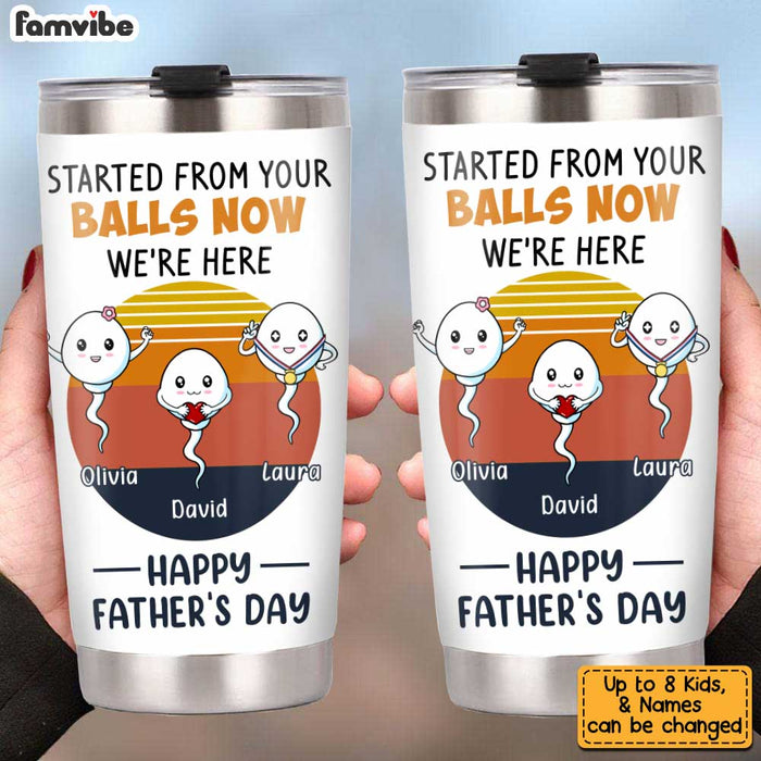 Personalized Dad Grandpa Funny Tumbler MY62 30O34 1